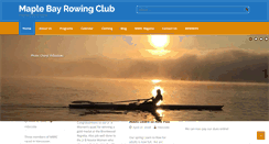 Desktop Screenshot of maplebayrowingclub.ca